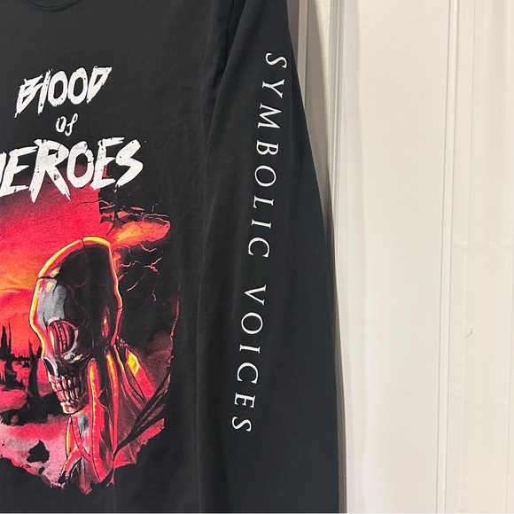 Blood of Heroes Men’s Long Sleeve T-shirt Size M - Picture 4 of 8